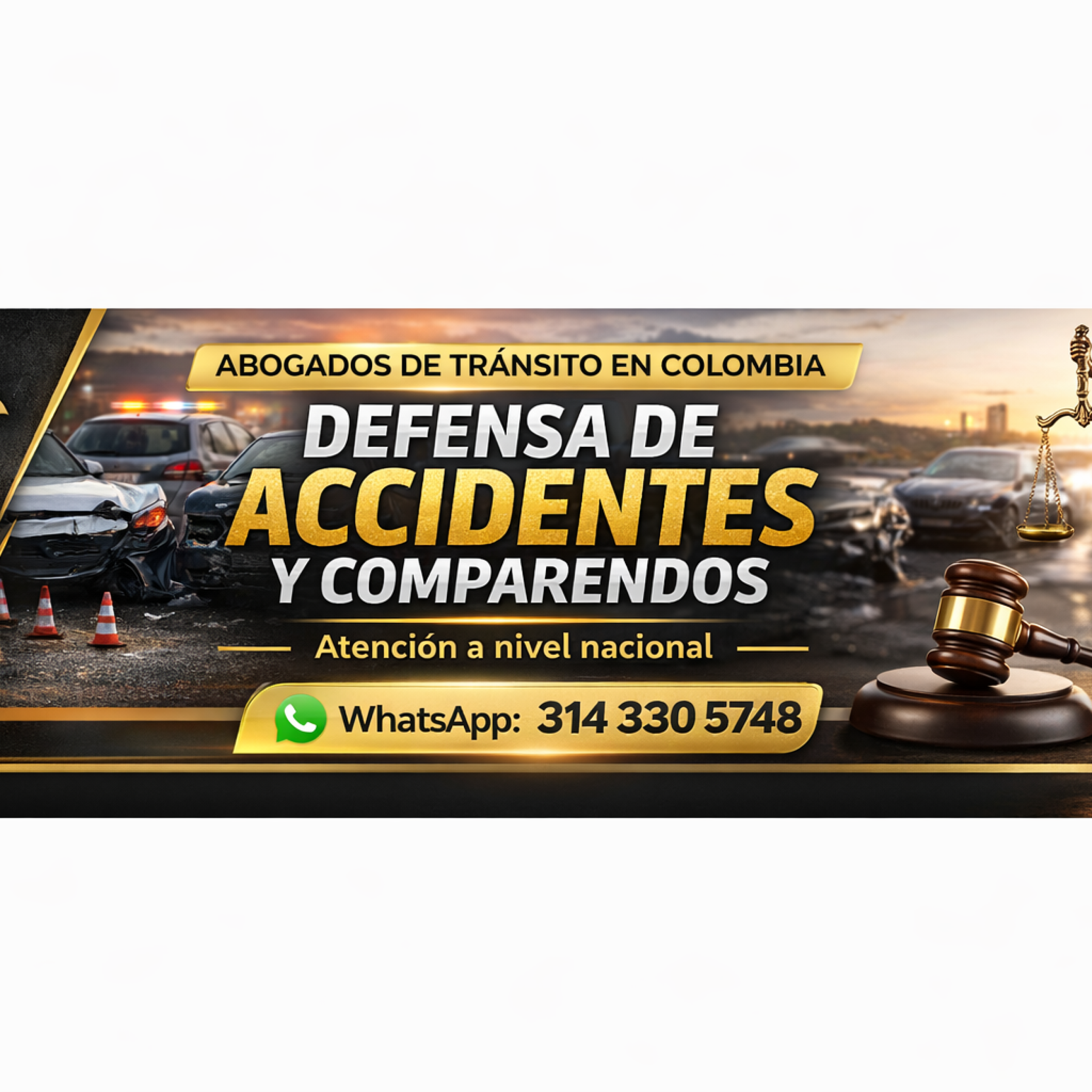 defensa jurídica en accidentes de tránsito